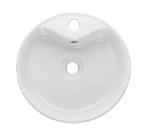 Invena Rondi pultra ültethető mosdó 41 cm, fehér CE-20-001-W