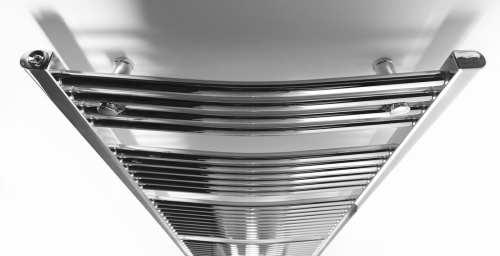 Sapho AQUALINE ALYA 600x1703 mm íves fürdőszobai radiátor, króm LLC205