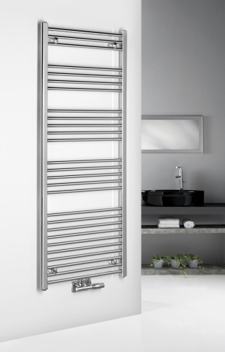 Sapho AQUALINE ALYA 600x1600 mm fürdőszobai radiátor középső bekötéssel, króm LLS305