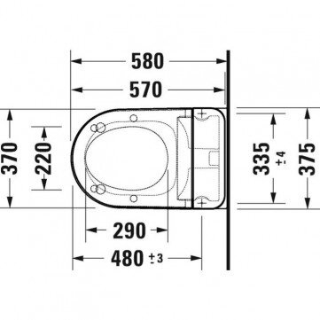 Duravit D-Neo SensoWash® Compact bidé funkciós wc, fehér 654000012004300