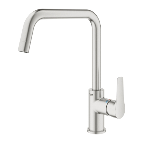 Grohe Eurosmart egykaros mosogatócsap, supersteel 30567DC0