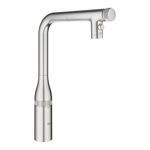 Grohe Essence SmartControl mosogató csaptelep SmartControl vezérléssel, supersteel 31892DC0