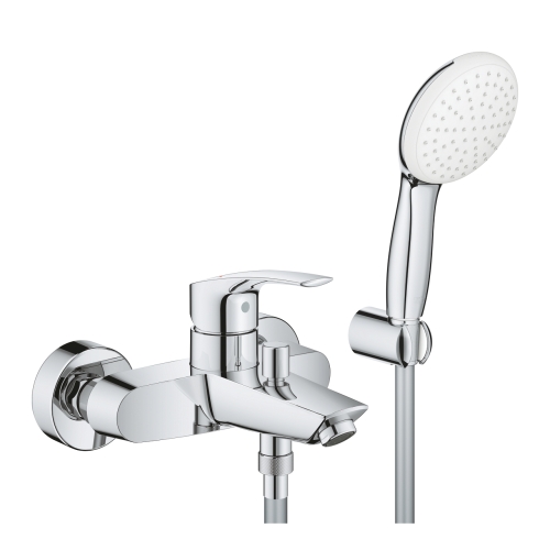 Grohe Eurosmart egykaros kádcsaptelep zuhanyszettel, króm 25276003