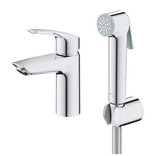 Grohe Eurosmart egykaros mosdócsaptelep bide zuhannyal S-es méret, króm 23124003