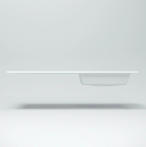 Marmy BERGAMO SLIM 120x46 cm jobbos mosdó, fehér 80 8209 12 21 10