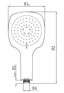 Invena Elea 3 funkciós kézizuhany, króm AS-82-001-M