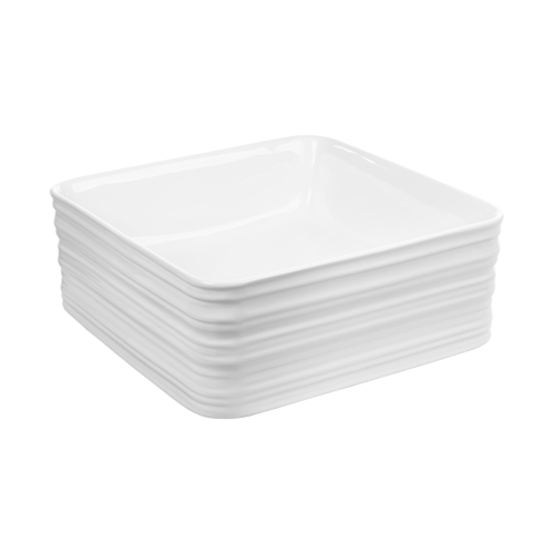 Invena Akte pultra ültethető mosdó 38x38 cm, fehér CE-54-K01-C