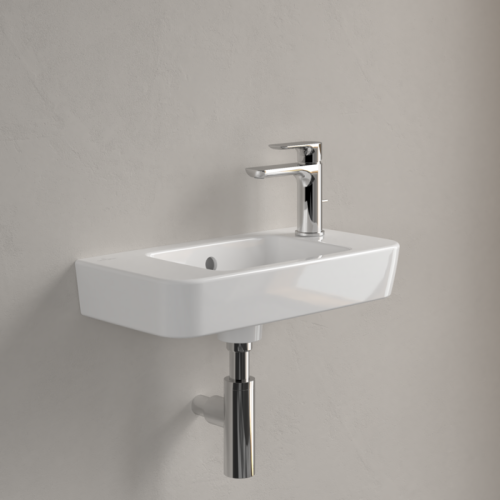 Villeroy & Boch O.Novo 50x25 cm jobbos kézmosó, fehér 4342R501