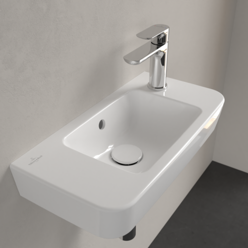 Villeroy & Boch O.Novo 50x25 cm jobbos kézmosó, fehér 4342R501