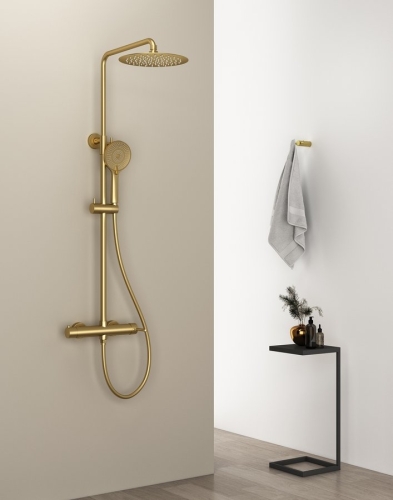 Sapho ICONIC zuhanyrendszer, matt arany AF139GB