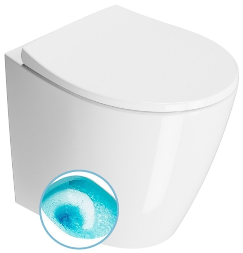 Sapho GSI MODO Swirlflush ExtraGlaze álló WC, fehér 981011