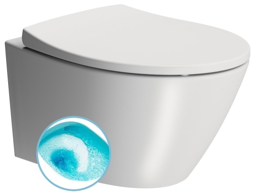 Sapho GSI MODO Swirlflush DualGlaze+ fali WC, matt fehér 981609