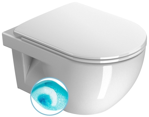 Sapho GSI CITY PRO Swirlflush ExtraGlaze fali WC, fehér 911611