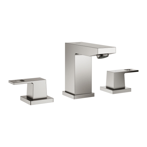 GROHE Eurocube 3-lyukas mosdócsaptelep S-es méret, supersteel 20351DC0