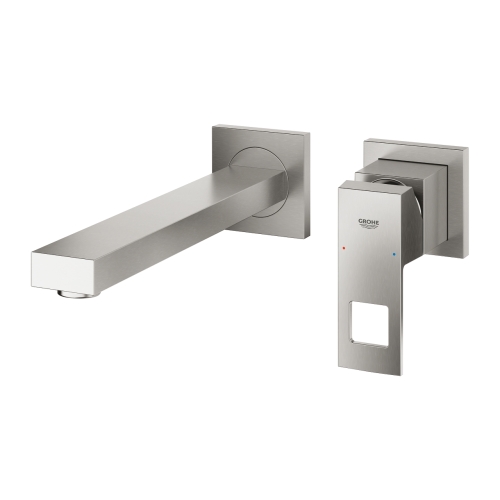 GROHE Eurocube 2-lyukas mosdócsaptelep M-es méret, supersteel 23447DC0