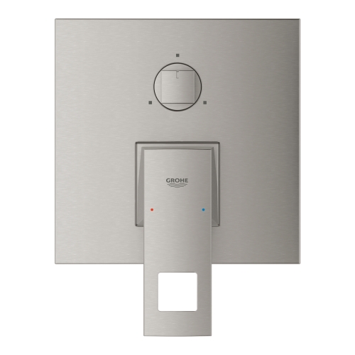 GROHE Eurocube egykaros keverő, 3-utas vátóval, supersteel 24094DC0