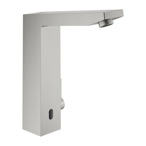 Grohe Eurocube E Infravörös elektronikus mosdócsaptelep 6V, supersteel 36441DC0