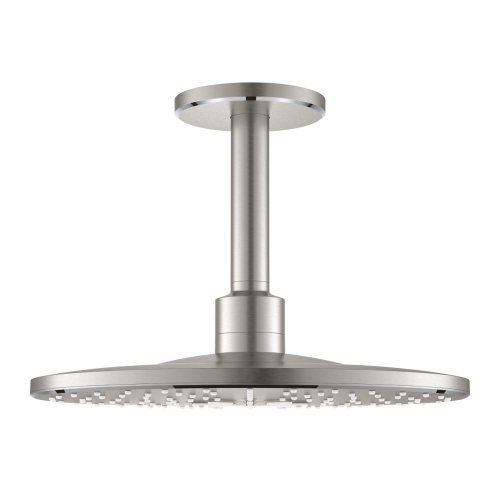 Grohe Rainshower SmartActive 310 Fejzuhany készlet mennyezetre 142 mm, 2 funkciós, supersteel 26477DC0