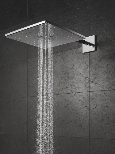 Grohe Rainshower 310 SmartActive Cube fejzuhany zuhanykarral brushed hard graphite 26479AL0