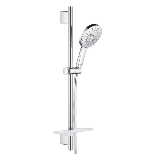 Grohe Rainshower SmartActive 130 rudas zuhanygarnitúra, 3 féle vízsugaras kézizuhannyal, króm 26547000