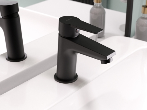 Ferro Ritto Black egykaros mosdócsaptelep, matt fekete BTR2BL