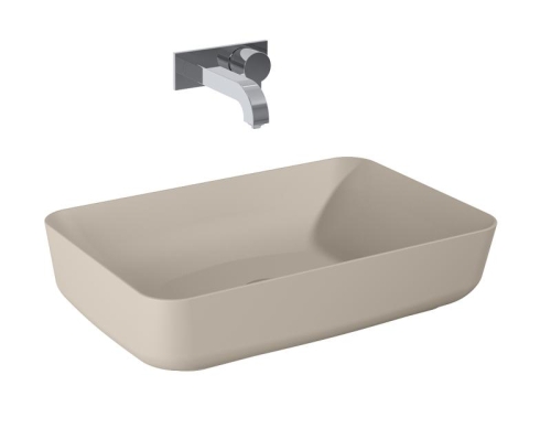 AREZZO design NOMIA 50x39 cm pultra ültethető mosdó, matt beige AR-146051