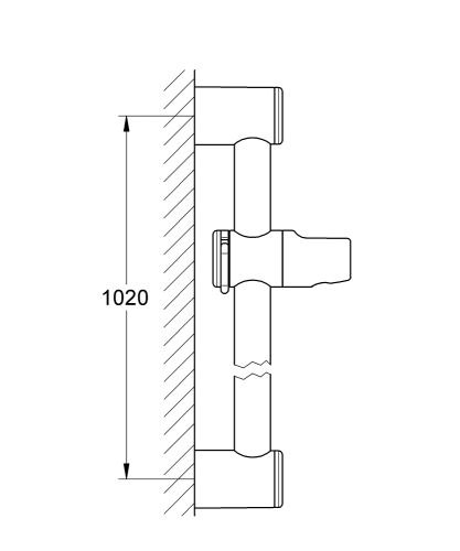 Grohe Relexa zuhanyrúd, 1000 mm, króm 28621000