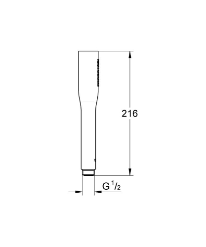 Grohe Vitalio Get Stick kézizuhany 1 spray, króm 27458000