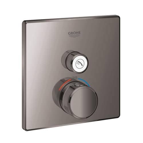 GROHE Grohtherm SmartControl termosztátos színkészlet 1 fogyasztóhoz, hard graphite 29123A00