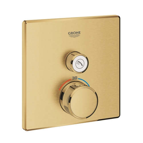 GROHE Grohtherm SmartControl termosztátos színkészlet 1 fogyasztóhoz, brushed cool sunrise 29123GN0