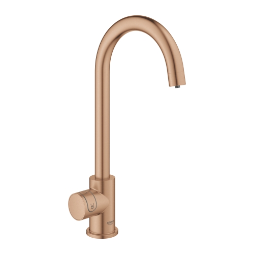 GROHE Blue Home C-kifolyós kezdőkészlet Mono csapteleppel (nem keverő csaptelep -csak szűrt vízre), brushed warm sunset 31498DL1
