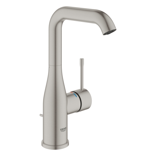 Grohe Essence egykaros mosdócsaptelep L-es méret, supersteel 24174DC1