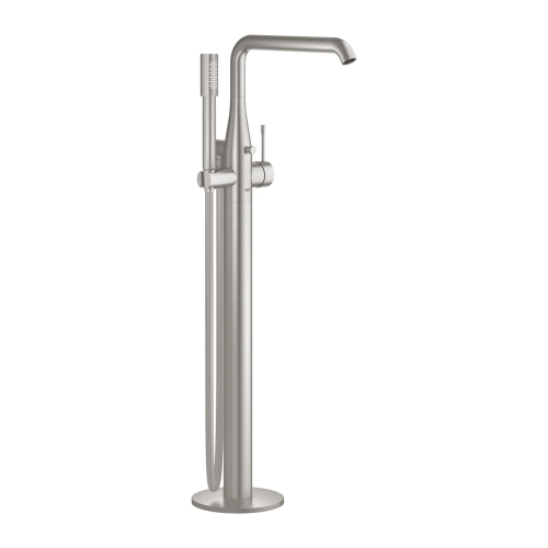 Grohe Essence egykaros álló kádtöltő csaptelep, padlóra szerelhető, supersteel 25248DC1