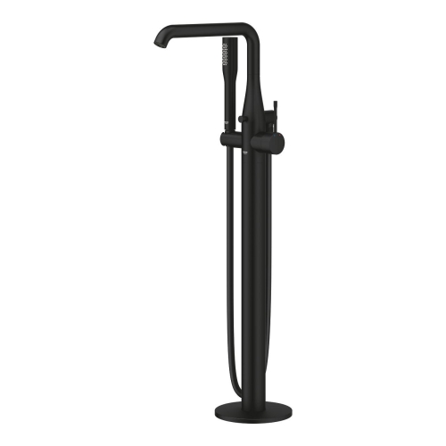 Grohe Essence egykaros álló kádtöltő csaptelep, padlóra szerelhető, phantom black 25248KF1