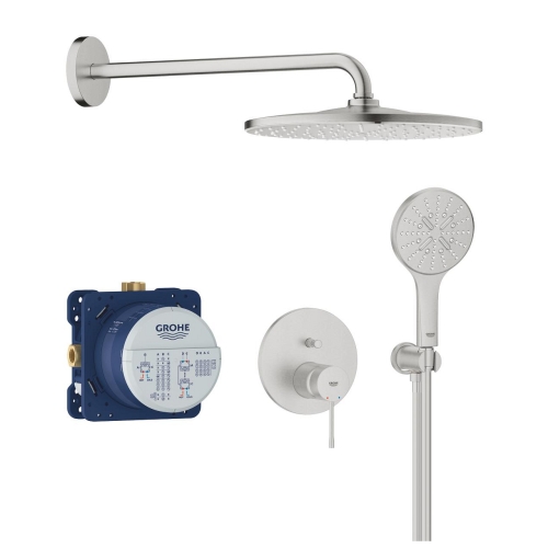 Grohe Essence falsík alatti zuhanyrendszer Mono 310 fejzuhannyal, supersteel 25287DC0