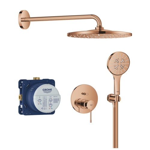 Grohe Essence falsík alatti zuhanyrendszer Mono 310 fejzuhannyal, warm sunset 25287DA0