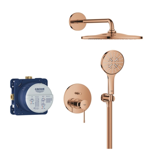 Grohe Essence falsík alatti zuhanyrendszer Mono 310 fejzuhannyal, warm sunset 25287DA0