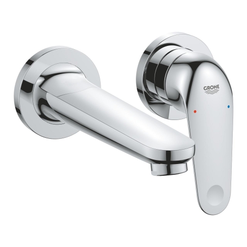 Grohe Euroeco 2-lyukas fali mosdócsaptelep, króm 24274001