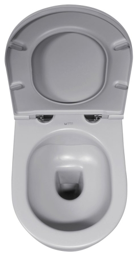 Sapho ISVEA INFINITY RIMLESS fali WC, szürke kő 10NF02001-2V