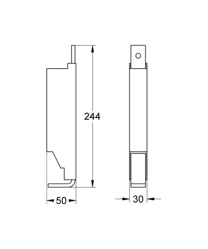 Grohe Rapid SL függőleges tartók 20 cm-nél kisebb felfekvő felületű WC-csészékhez 38779000