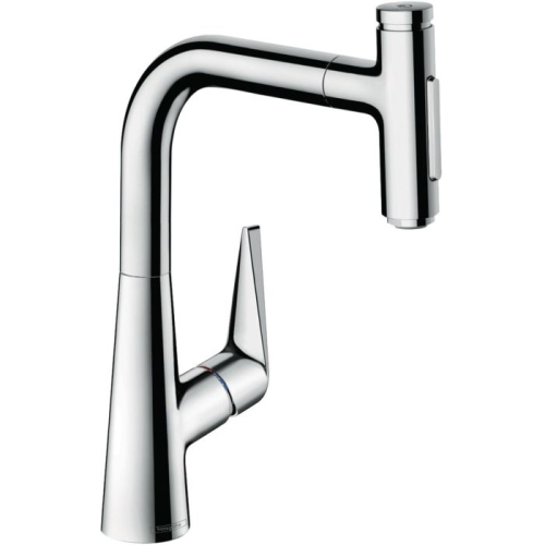 Hansgrohe Talis Select M51 M5117-H220 egykaros konyhai csaptelep kihúzható kifolyóval, króm 72824000