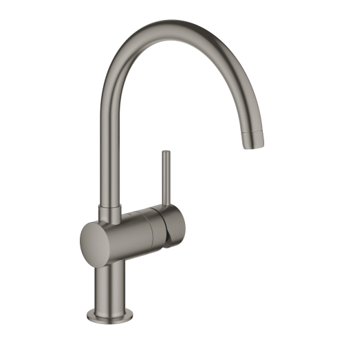 Grohe Minta Egykaros mosogatócsaptelep, brushed hard graphite 32917AL0