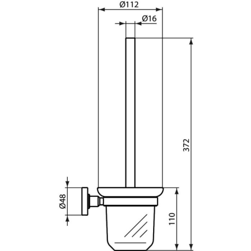 Ideal Standard IOM wc kefe, silk black A9119XG