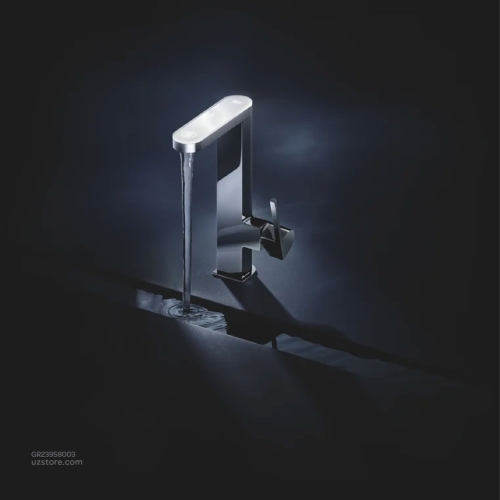 Grohe GROHE Plus egykaros mosdócsaptelep LED-es kijelzővel M-es méret, króm 23958003