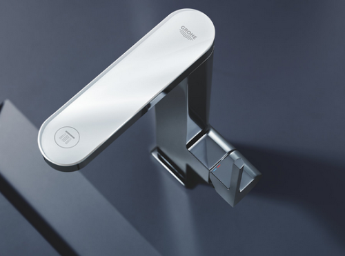 Grohe GROHE Plus egykaros mosdócsaptelep LED-es kijelzővel M-es méret, króm 23958003