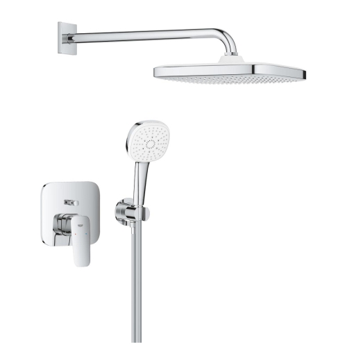 Grohe Cubeo rejtett zuhanyrendszer Tempesta 250 fejzuhannyal, króm 1053360000