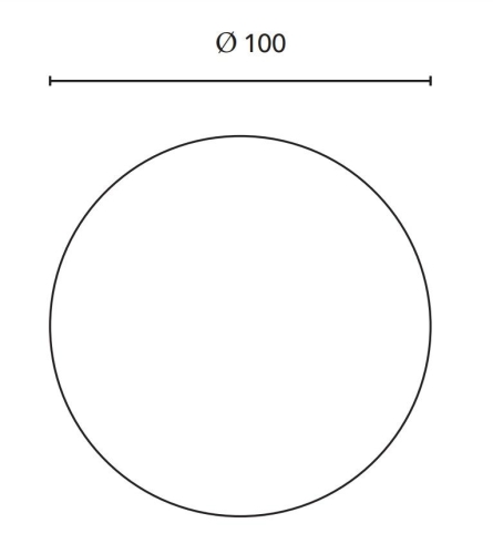 Royo Halo 100 cm ledes tükör 128122