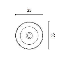 Royo Nysa 35 cm pultra ültethető mosdó, fehér 125816