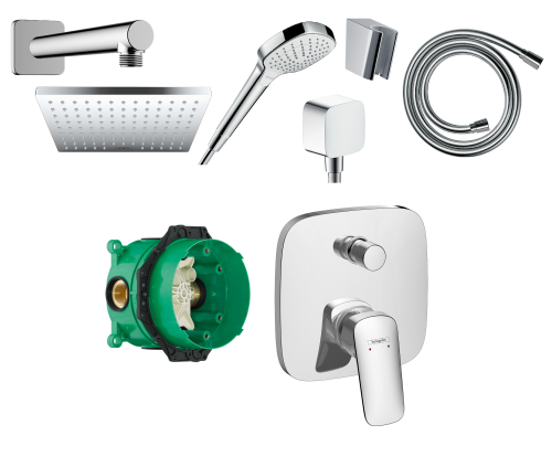 Hansgrohe Logis falsík alatti csaptelep szett, króm SZP-HG33