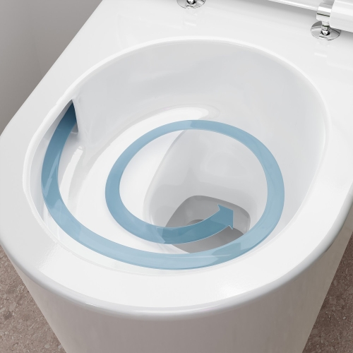 Hansgrohe Elupura S AquaHelix Flush fali rögzítésű WC szett HygieneEffect 62025450